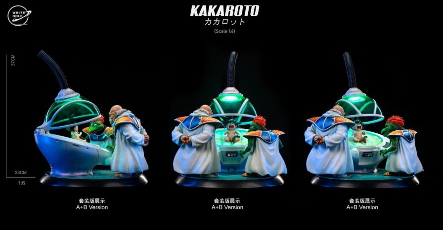 Pre-Order WhiteHole Studio | 【Pre-Order】Whitehole Studio 1/6 Kakaroto & Military Doctor & Tapejara