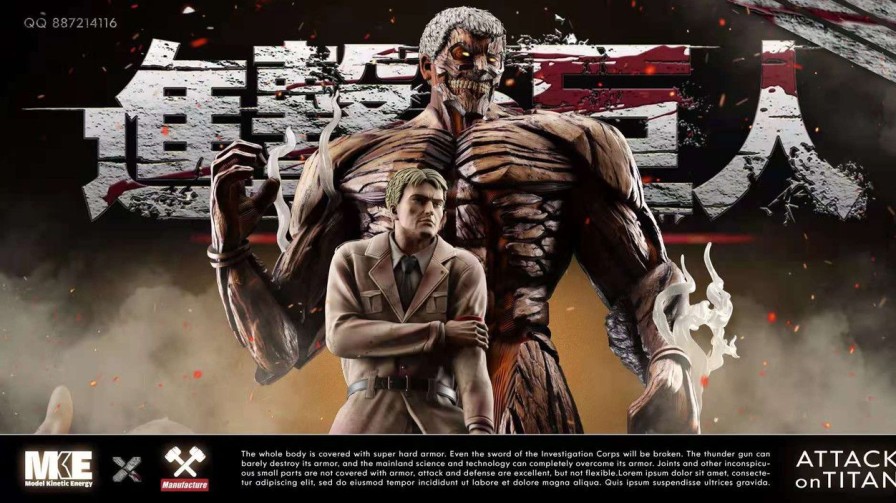 In-Stock MF STUDIO | 【In-Stock】Mf Studio 1/6 Reiner Braun & The Armored Titan