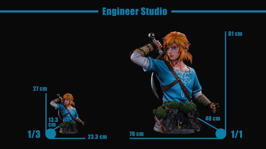 Pre-Order Engineer Studio | 【Pre-Order】Engineer Studio 1:3/1:1 Link Bust With Led