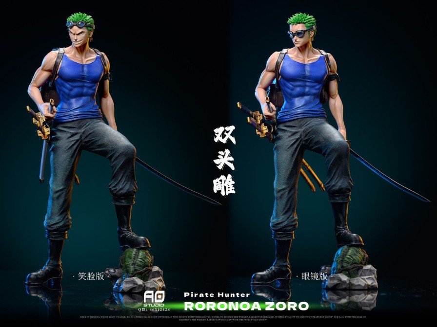 One Piece AO Studios | 【Pre-Order】Ao Studio Zoro 2.0 With 2 Heads