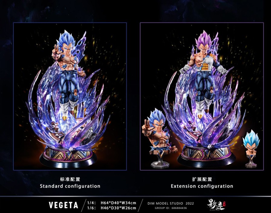 Pre-Order DIM Studio | 【Pre-Order】Dim Studio 1/6 & 1/4 Vegeta With Led