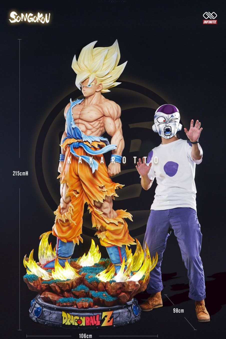 Pre-Order Infinite studio | 【Pre-Order】Infinite Studio 1:1 Ss Goku With 1:1 Bust