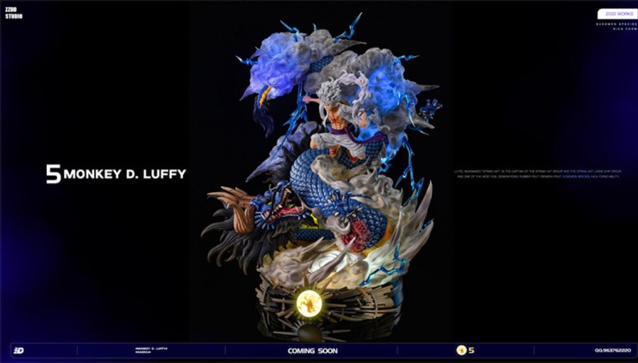 Pre-Order ZZDD Studio | 【Pre-Order】Zzdd Studio Luffy Vs Kaido With Led