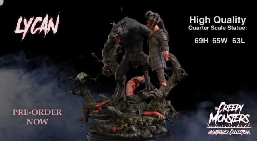 Others Anime Fanatic Anime Store | 【Pre-Order】Dream Figures Studio Errorist Monster Werewolf Resin Statue