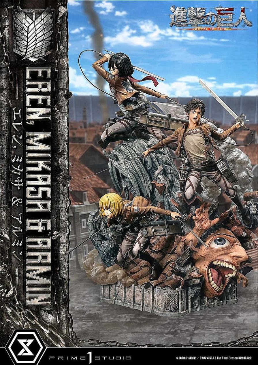 Pre-Order Prime 1 Studio | 【Pre-Order】Prime 1 Studio1/4 Eren & Mikasa & Armin