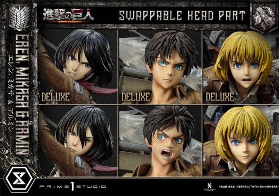 Pre-Order Prime 1 Studio | 【Pre-Order】Prime 1 Studio1/4 Eren & Mikasa & Armin