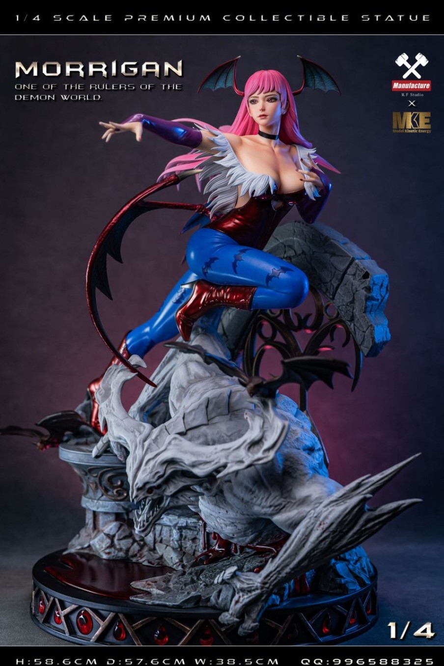 In-Stock MF STUDIO | 【In-Stock】Mf Studio 1/4 Morrigan Ex Pink Hair