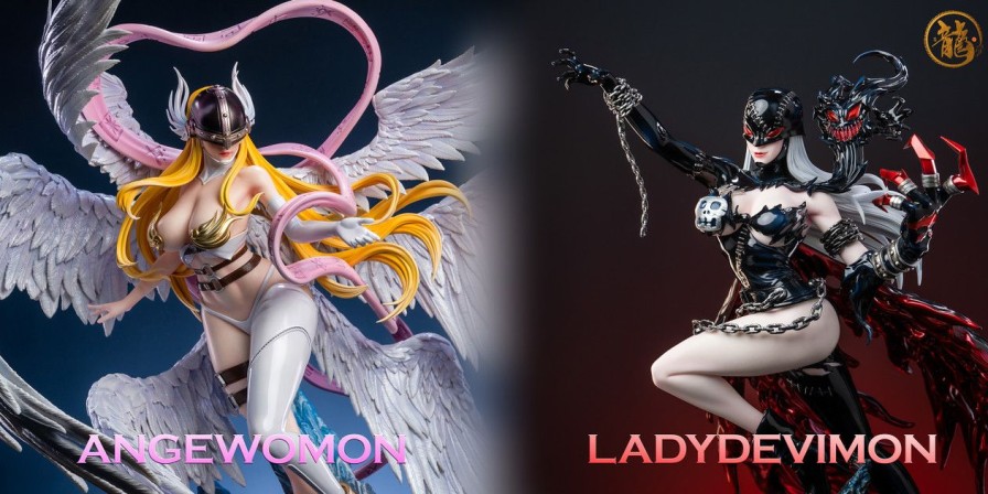 Pre-Order Dragon Studio | 【Pre-Order】Dragon Studio 1/4 Angewomon & Lady Devimon