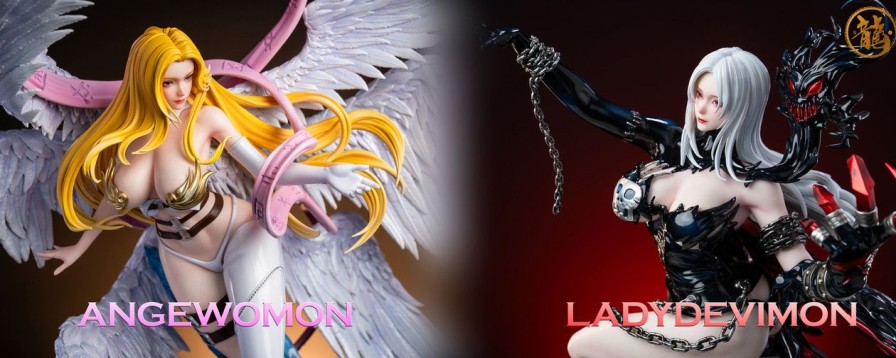 Pre-Order Dragon Studio | 【Pre-Order】Dragon Studio 1/4 Angewomon & Lady Devimon