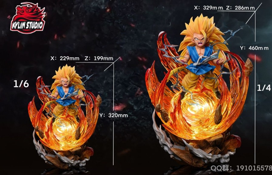 Pre-Order kylin Studio | 【Pre-Order】Kylin Studio 1/6 & 1/4 Ss3 Goku