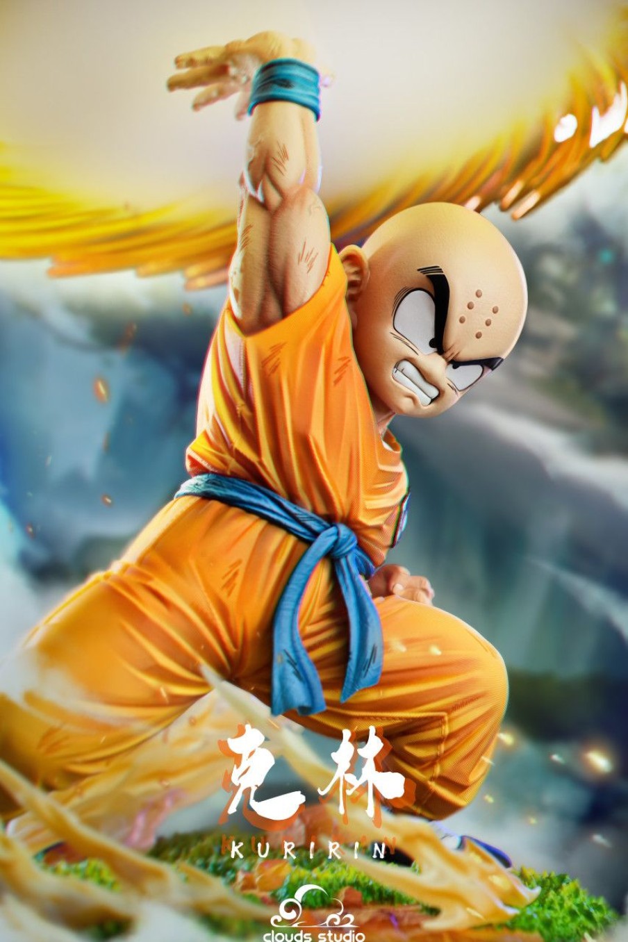 Pre-Order Clouds studio | 【In-Stock】Clouds Studio 1:4 Kuririn Anime Color