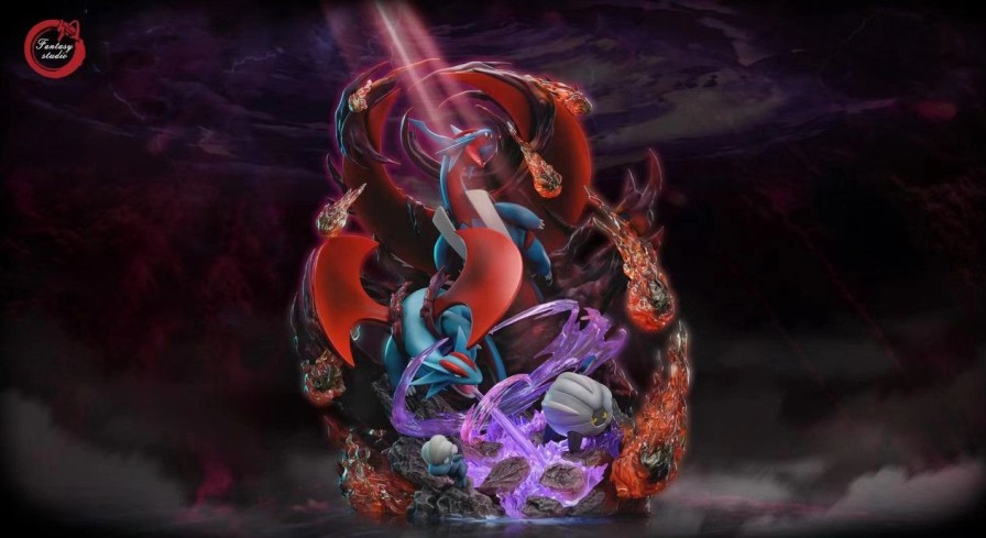 Pre-Order Fantasy Studio | 【Pre-Order】Fantasy Studio Salamence Family With Led