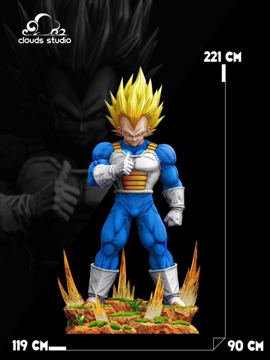 Pre-Order Clouds studio | 【Pre-Order】Clouds Studio 1:1 Vegeta Bust/Figure