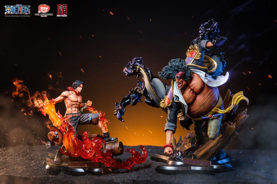 One Piece JIMEI studio | 【In-Stock】Jimei Studio 1:6 Ace Vs Blackbeard Licensed