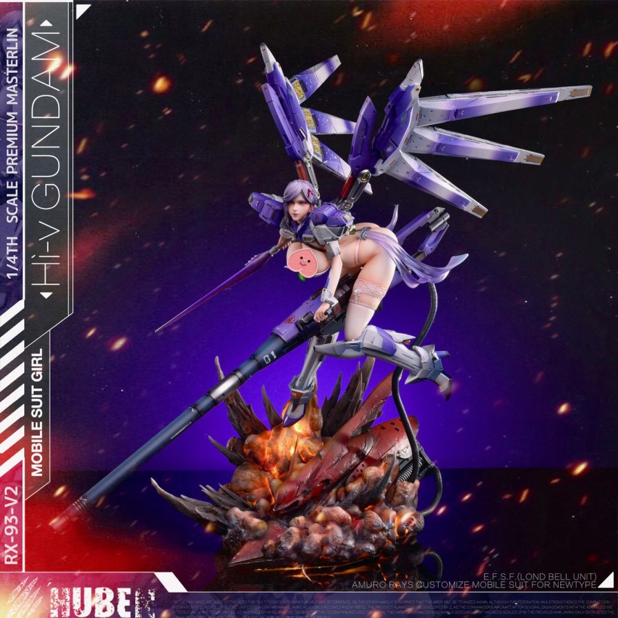 Pre-Order HuBen Studio | 【Pre-Order】Huben Studio 1/6 & 1/4 Gundam Girl With Led