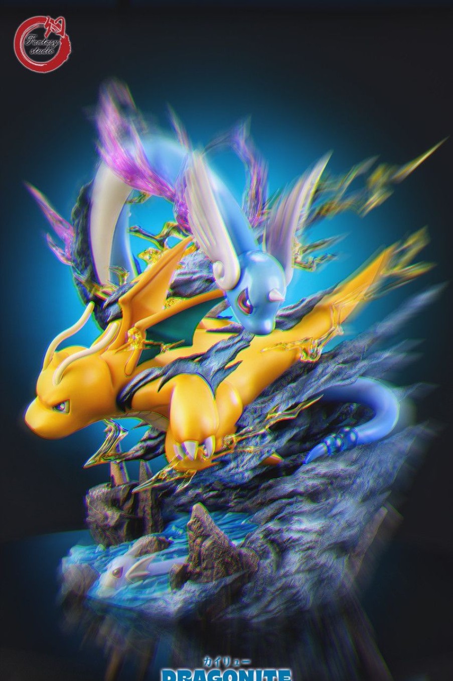 Pre-Order Fantasy STUDIO | 【Pre-Order】Fantasy Studio Dragonite Family With Led